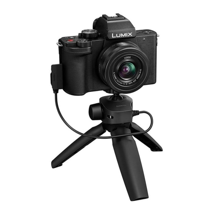 Appareil photo Hybride PANASONIC Lumix G100 noir+12-32mm+poignèe Trepied