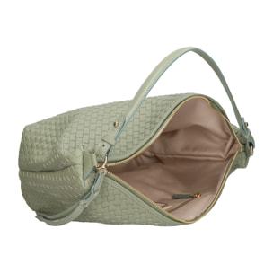 Borsa a spalla da Donna Irene in Vera Pelle Made in Italy 23x40x13 cm