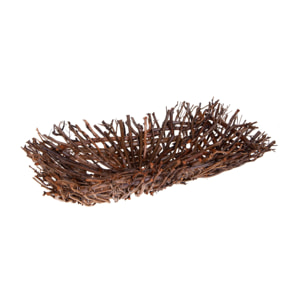 Vassoio con stecchi legno - Pezzi 1 - Marrone - 58XH15X33cm - Bianchi Dino