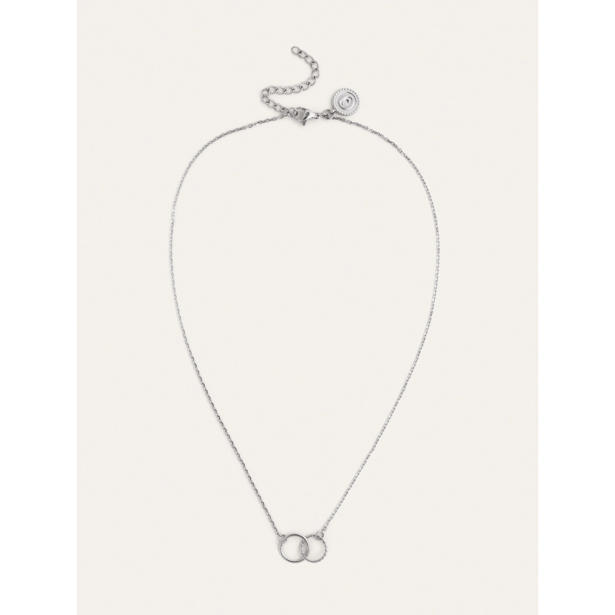 Collar Circles Twist Acero