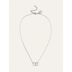 Collar Circles Twist Acero