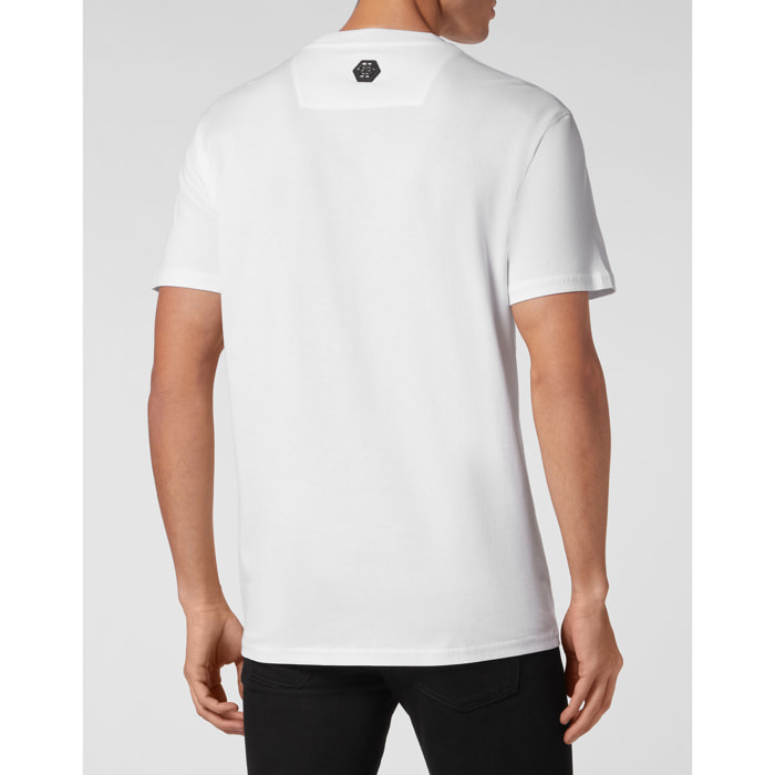 PHILIPP PLEIN T-Shirt Round Neck SKELETON