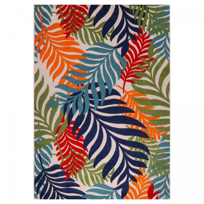 Tapis extérieur tissé kilim rectangle SULU
