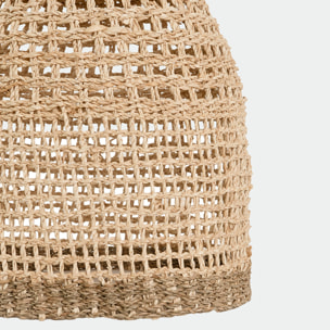 Abat-jour en feuille de palmier et posidonie ∅ 40cm - Biga