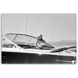 Tableau Brigitte Bardot Saint-Tropez 1965 Toile imprimée