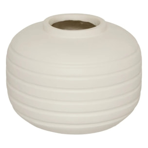 Vase Nippo H.29,5cm blanc