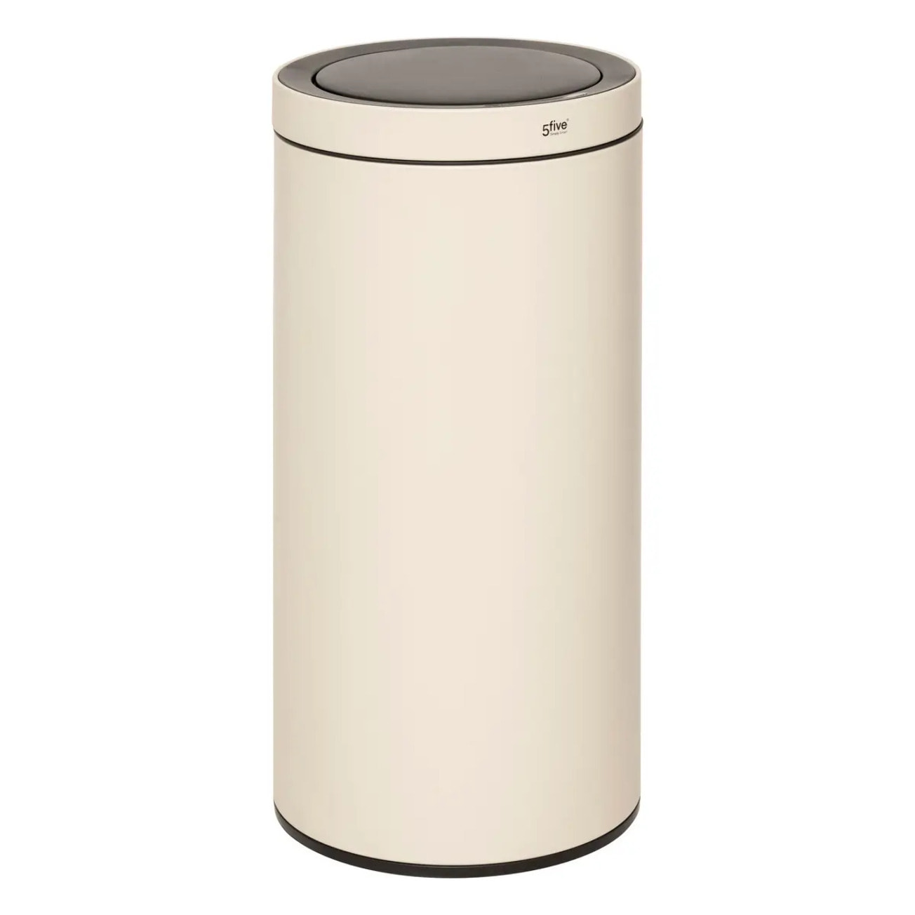 Poubelle automatique "Delta" en métal beige 40L