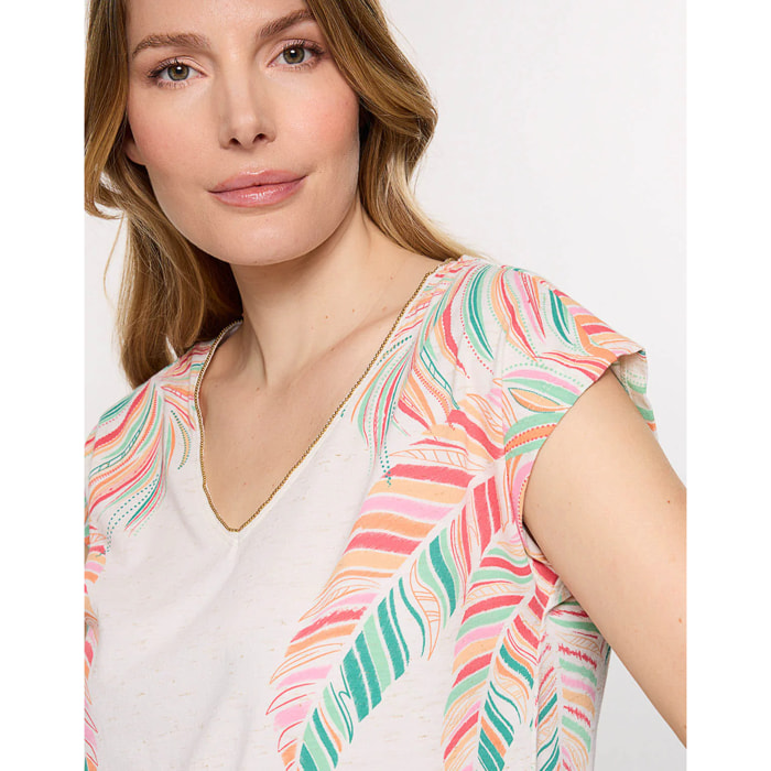 Camiseta Manga Corta Multicolor - Borda