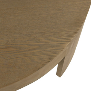 ELLA - Table basse ronde D90cm couleur naturelle design arrondi
