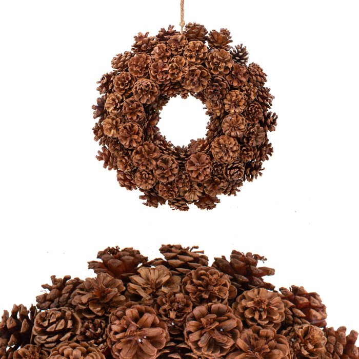 Corona natalizia - Pezzi 1 - 32xH32x11cm - Bianchi Dino SpA