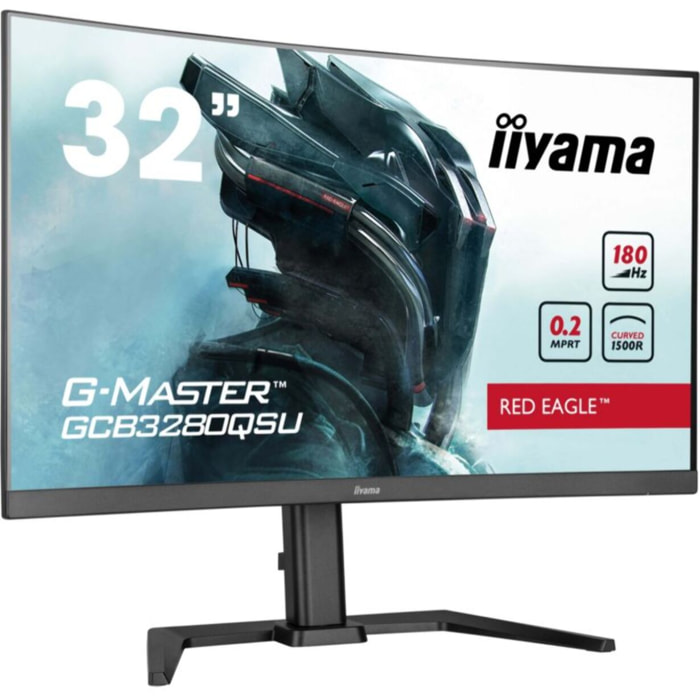 Ecran PC Gamer IIYAMA G-MASTER GCB3280QSU-B2 32'' Plat IPS