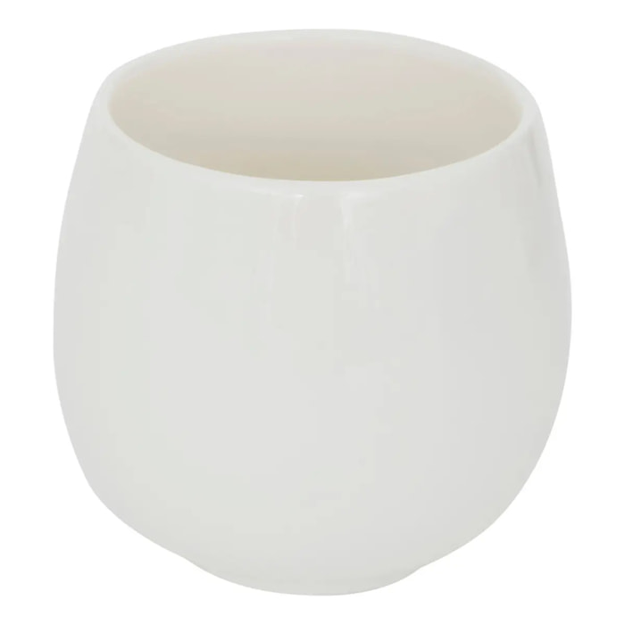 Tasse Nora blanc D5xH5,8cm