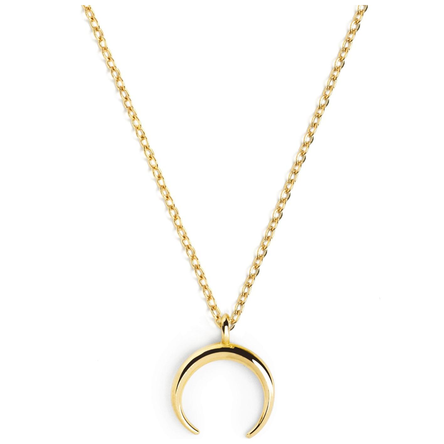 Collar Moonset Plata Baño Oro