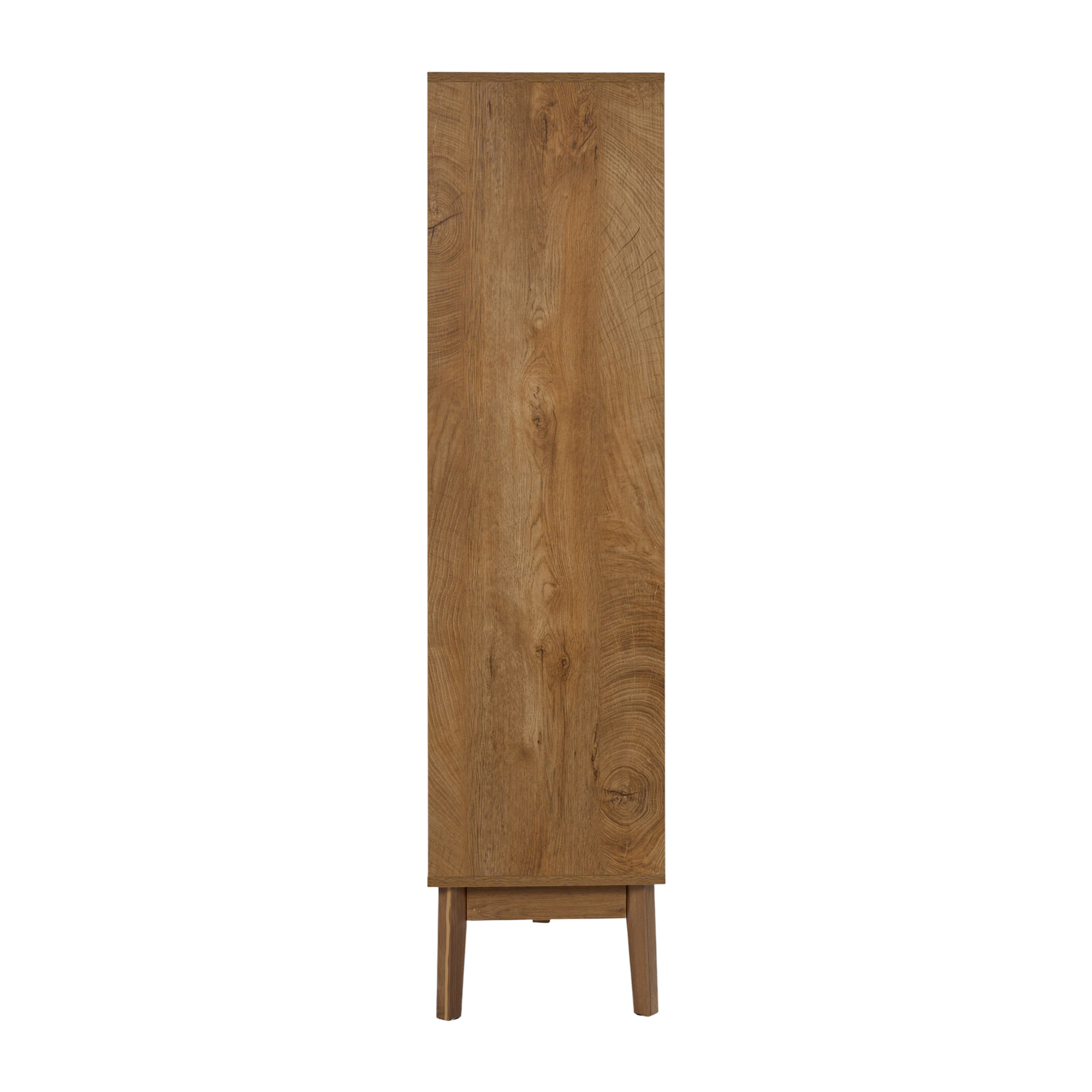 Bibliothèque - HOME DECO FACTORY - Forest - Design Simple - Chaleureux - Marron et Noir