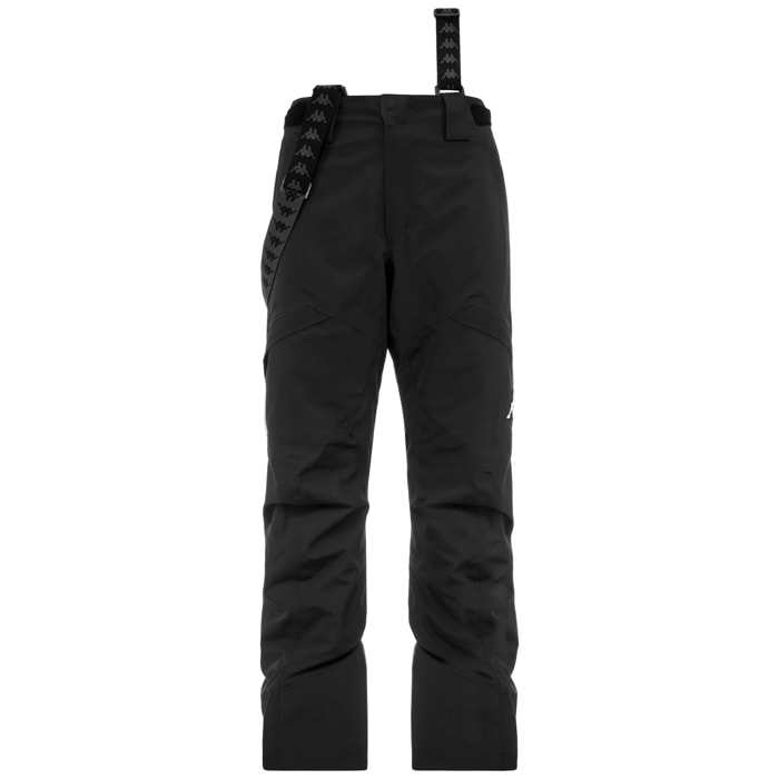 Kappa - Pantaloni Uomo Nero - 6Cento 622C Us