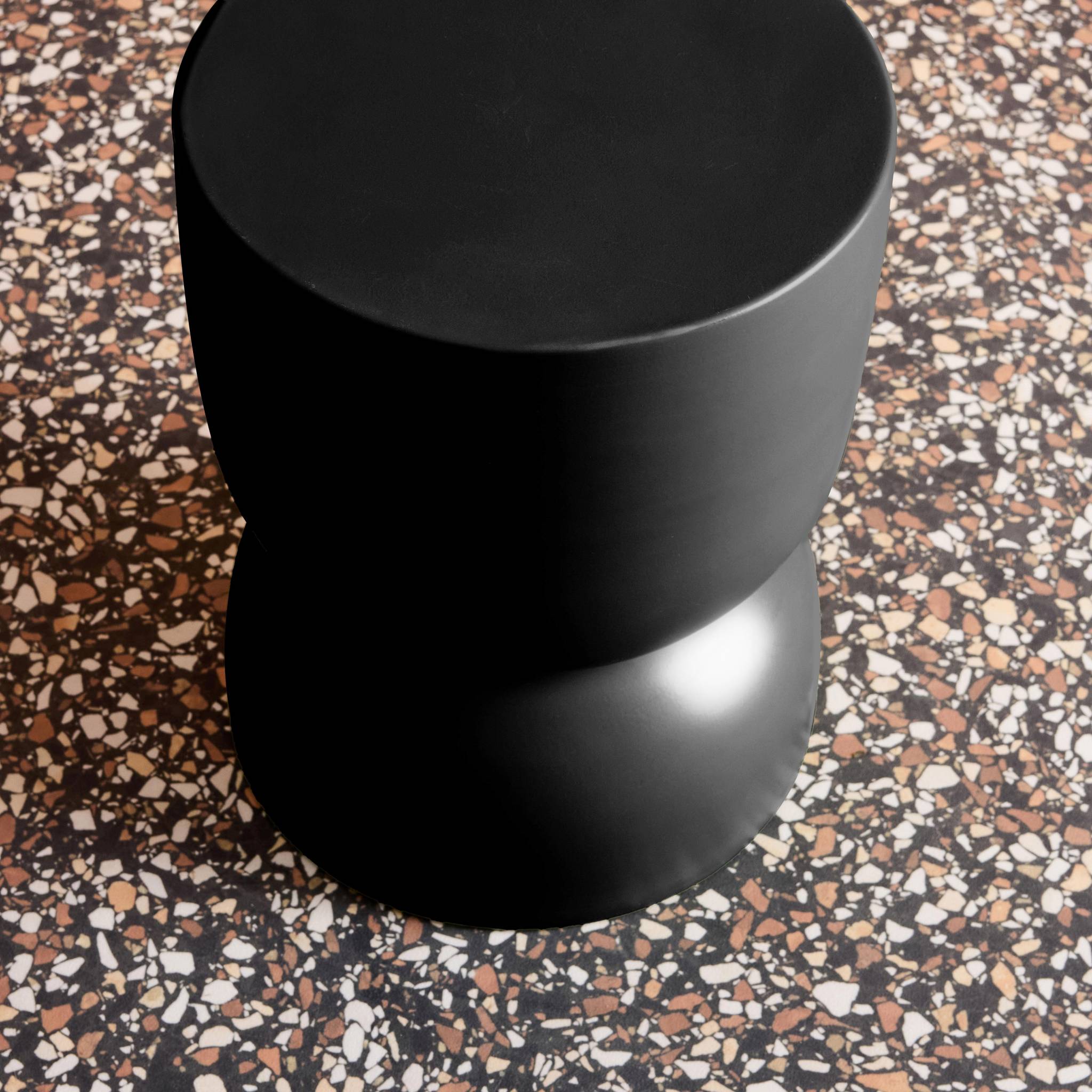 Table d'appoint, bout de canapé, table de chevet métal Ø32 x H42cm MADI