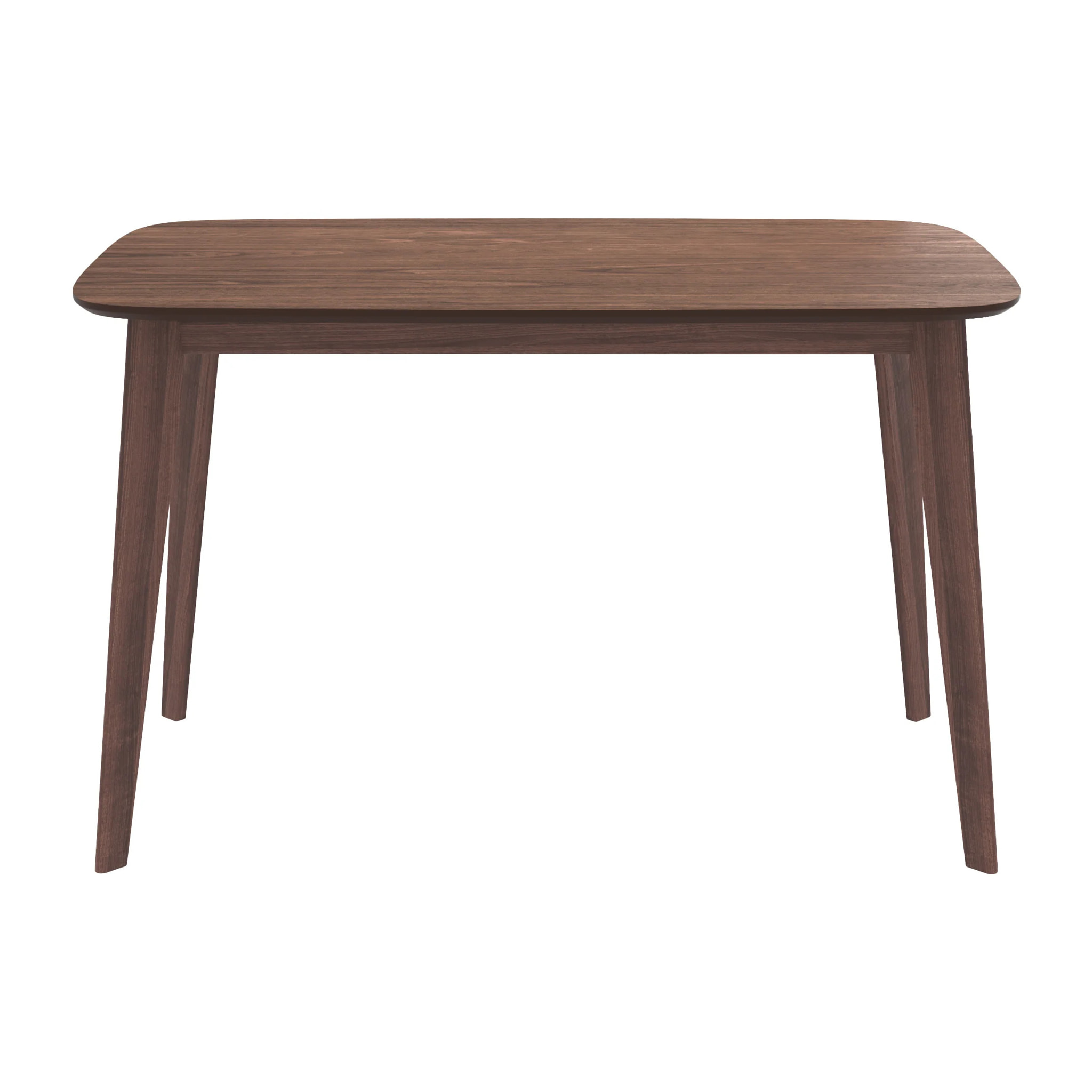 Table rectangulaire Oman 4 personnes en bois foncé 120 cm - Oman
