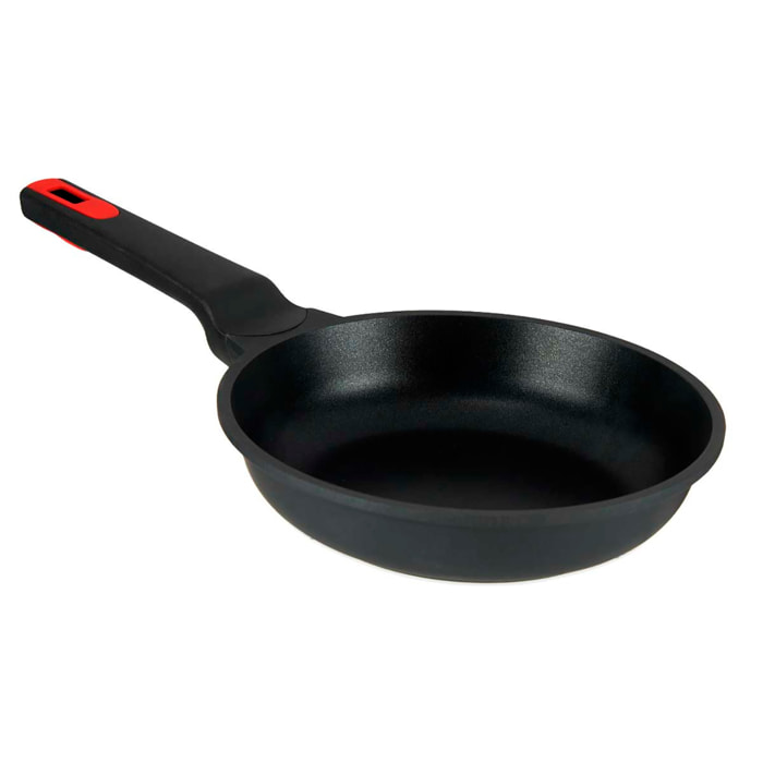 DAM VASCA DIGA 20CM COLATA A INDUZIONE FUSA 21x39x7,5 Cm. Colore nero