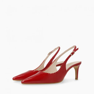 ZAPATOS DE SALÓN ROJOS NOAN
