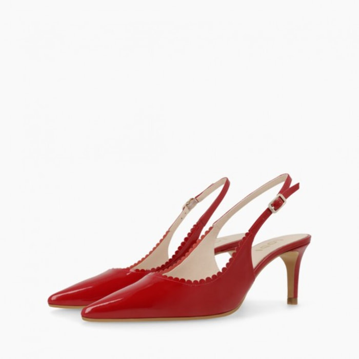 ZAPATOS DE SALÓN ROJOS NOAN
