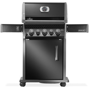Barbecue gaz NAPOLEON Rogue  RB425RSBPK-2-FR-R noir 5 bruleurs sur chariot,  60x45 cm