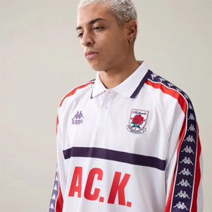 Kappa - Camisetas De Juego Hombre Blanco - 222 Banda Odatin