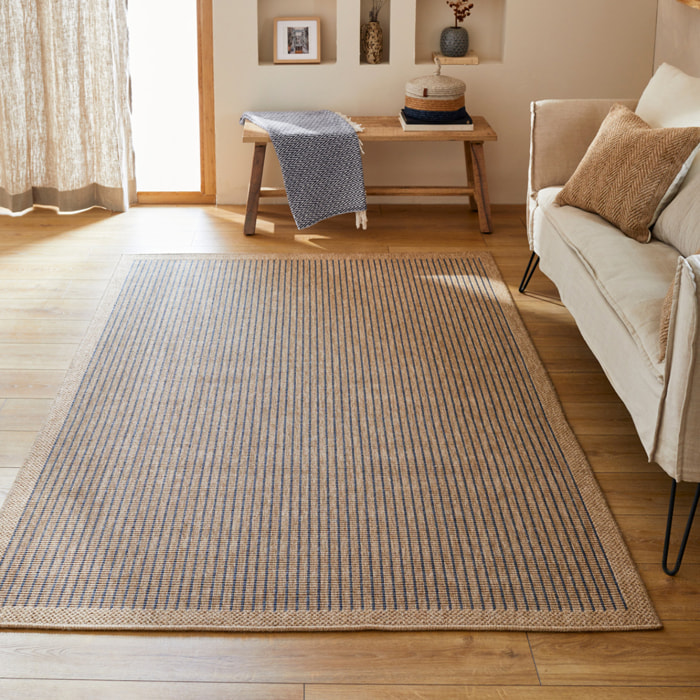 Tapis effet toille de jute