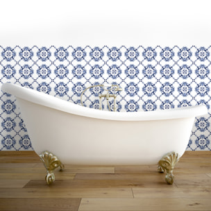 Stickers muraux - Sticker Mural Carrelage adhésif Cuisine Salle de Bain - 30 STICKERS CARRELAGES AZULEJOS CALLISTA