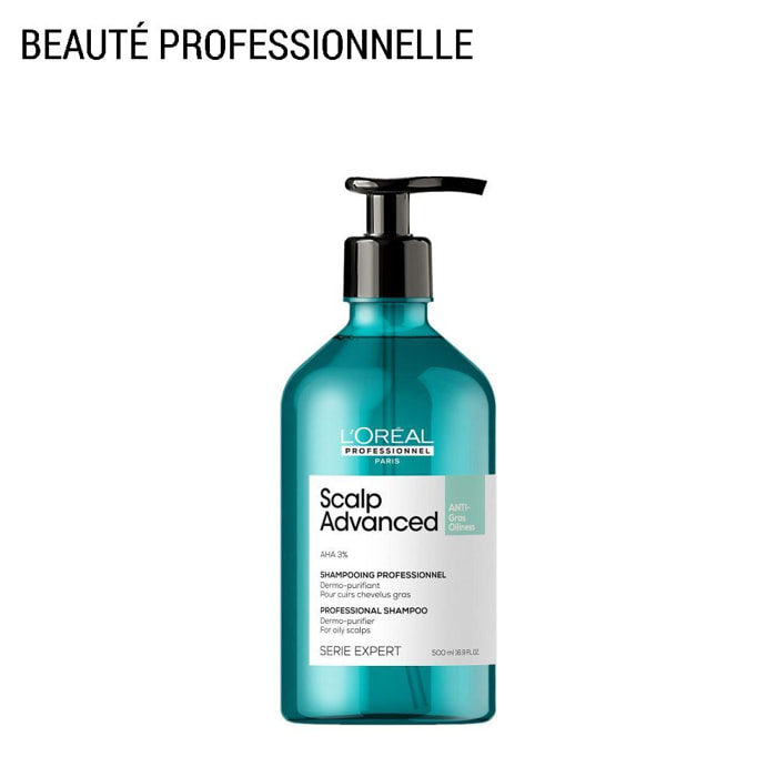 Série Expert Scalp Advanced - Shampoing dermo-Purifiant pour Cuirs Chevelus & Cheveux Gras