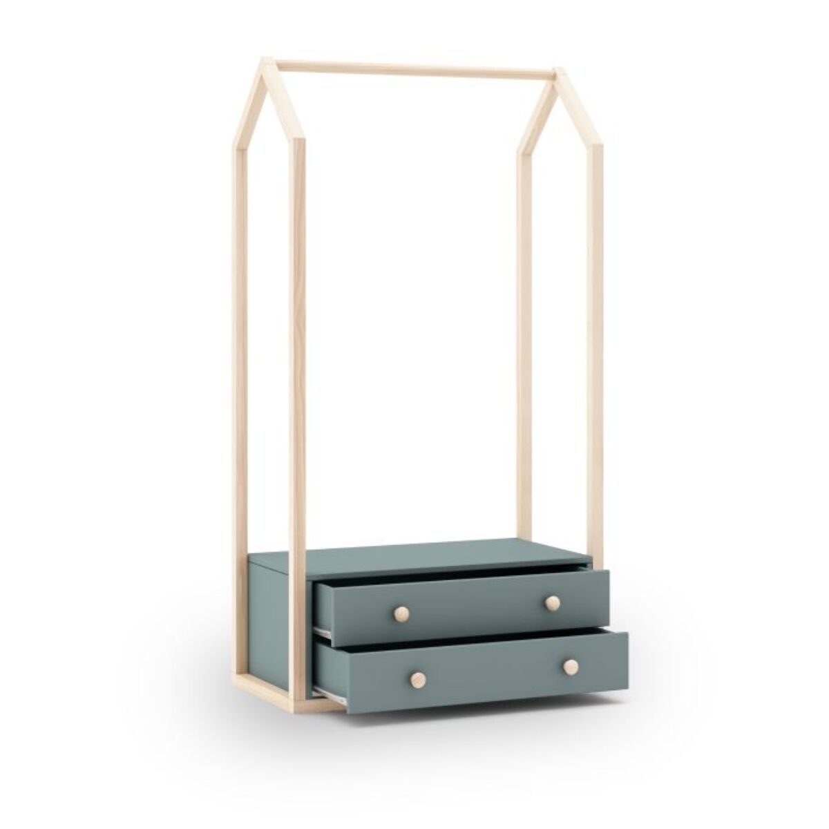 Perchero juvenil Misty Breeze Verde Salvia - Oak Soft