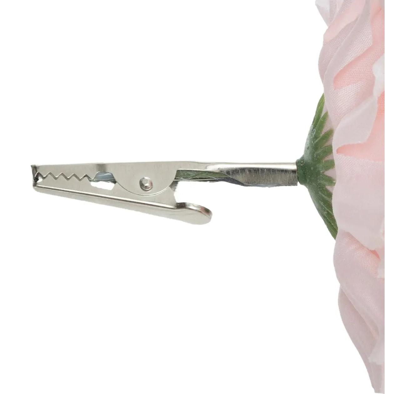 Décoration de sapin dahlia neige rose 12cm