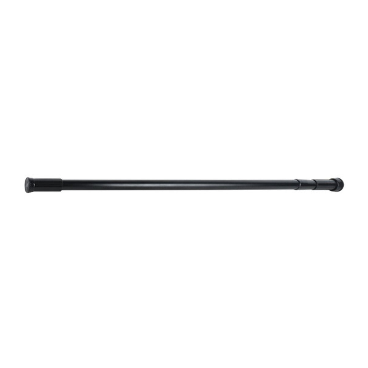 Barre tringle pour rideau de douche ou baignoire extensible Noire 110-200cm MSV
