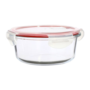 Boîte hermétique ronde 640 ml en verre CLEMENTINE