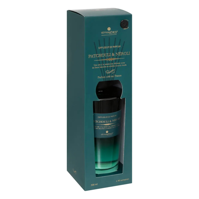 Diffuseur de parfum Alma 500ml verre patchouli
