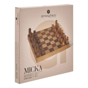 Jeu d'échecs Micka 40x40cm en pin