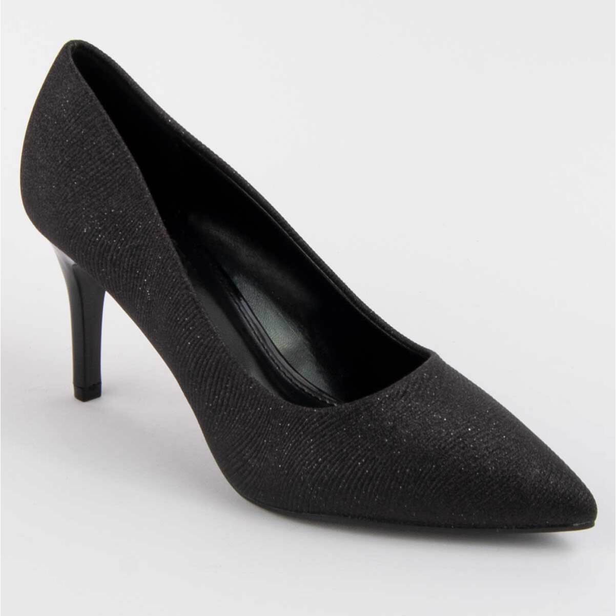Zapato De Tacón - Negro - Altura: 8 Cm
