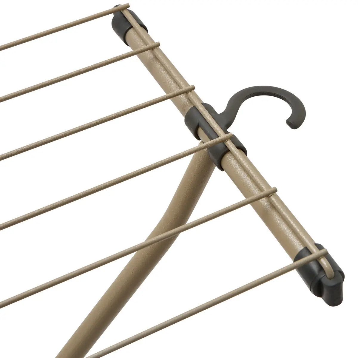 Étendoir à linge accrochable Sahana pont 6 m pliable beige