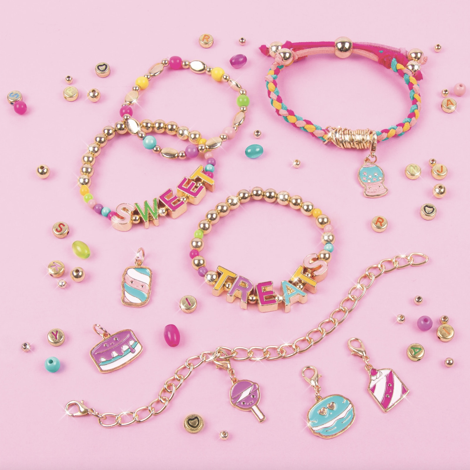 Kit per Braccialetti Fai da Te Dolci Dolcetti