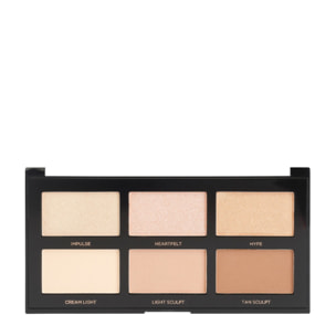 Palette Highlight & Contour I - Teint 6 Couleurs