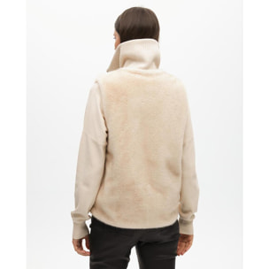 Gilet di Pelliccia con Zip