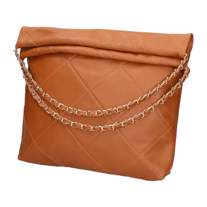 Borsa a spalla donna - Modello Violante - Vera pelle - 28.0 x 16.0 x 8.0 cm