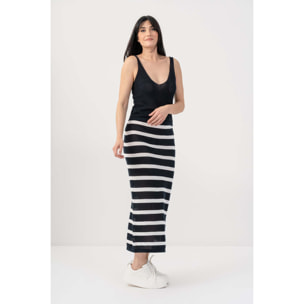 Kocca - Top in cotone con scollo a V Donna