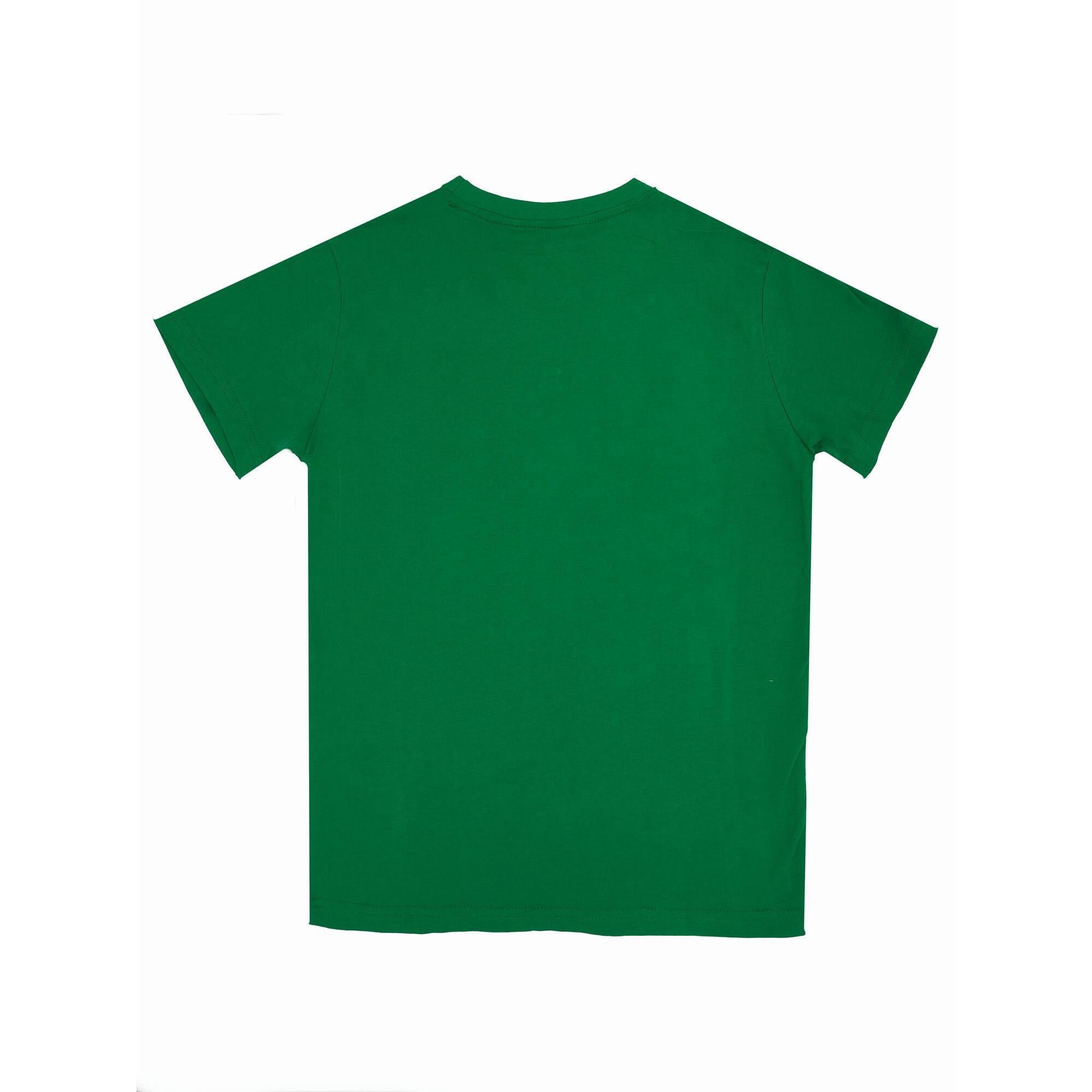 Camiseta básica de manga corta niño logo grande