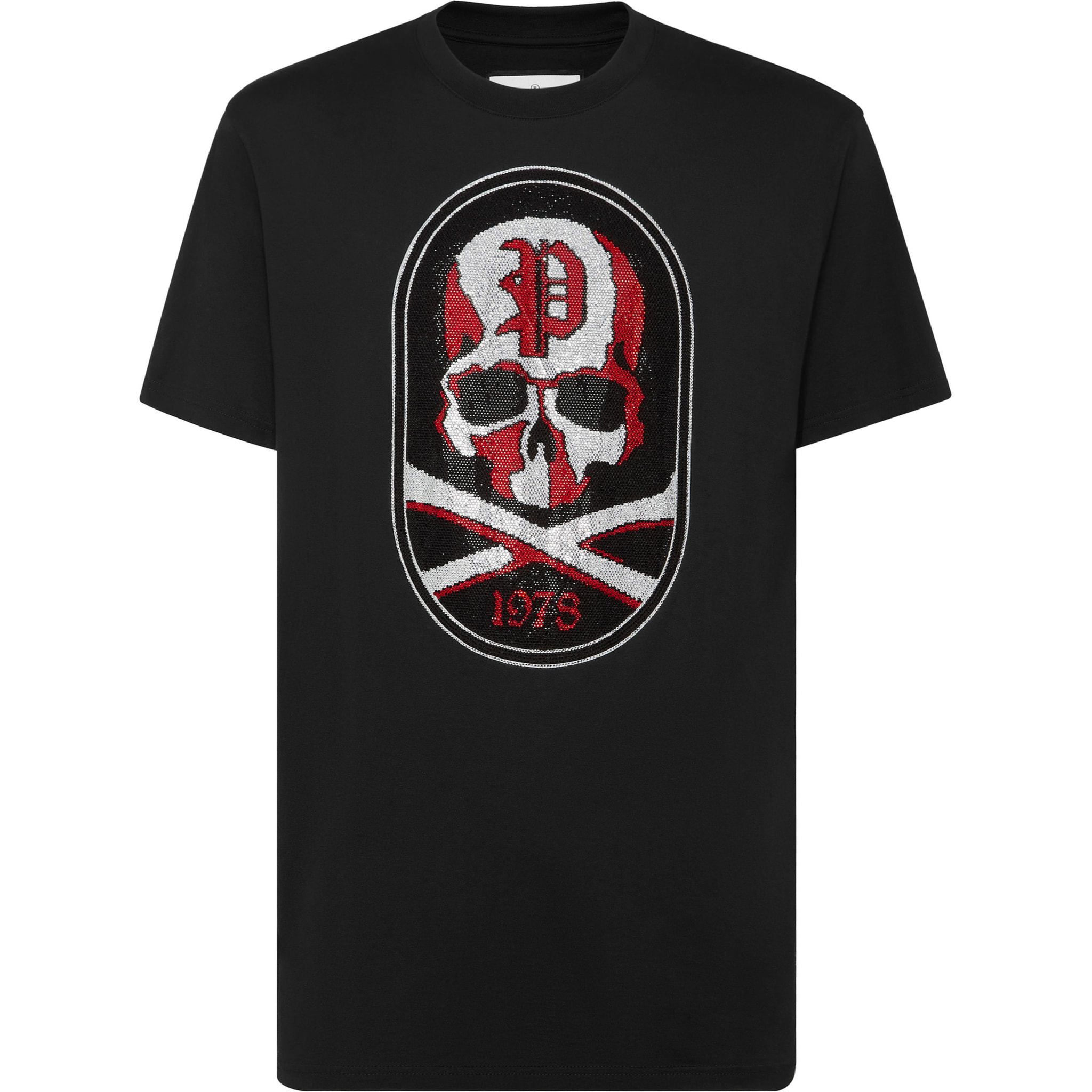 PHILIPP PLEIN Maglietta a girocollo SKULL&BONES