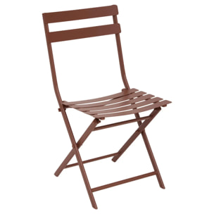 Chaise de jardin Greensboro pliable acajou