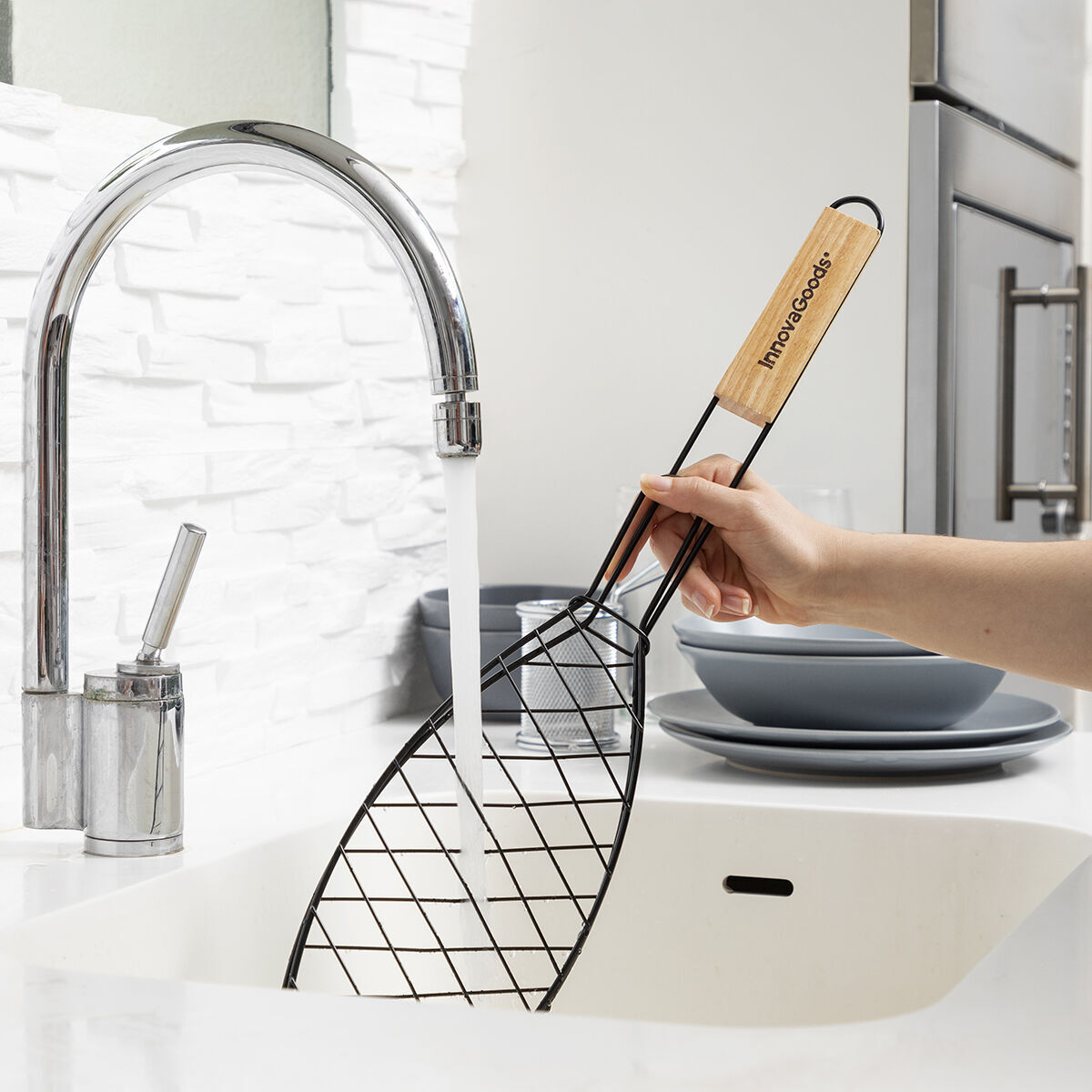 Griglia per Barbecue per Pesce Fisket InnovaGoods