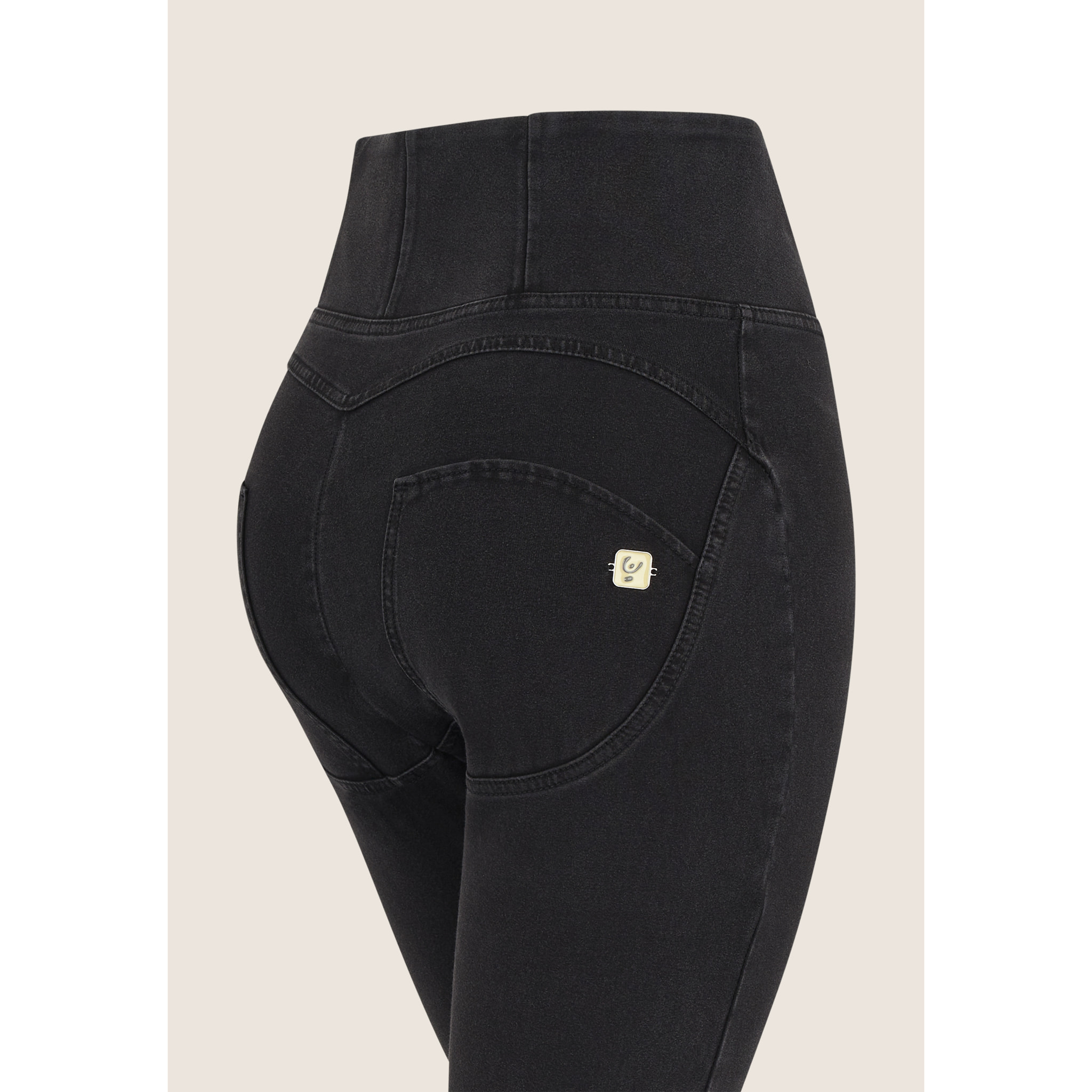 Jeggings push up WR.UP® curvy vita alta con zip gamba skinny