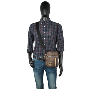 Bandolera Hombre Sintetica Lois Harbour Marron