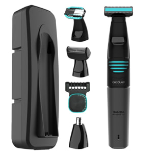 Cecotec Rasoir multigrooming 5 en 1 avec batterie au lithium, lames en acier ino