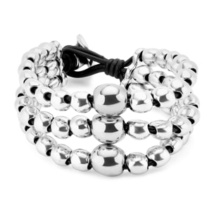 Pulsera SER INTRÉPIDA PLATEADO L